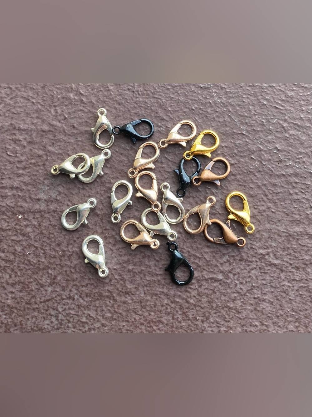 20pc Mixed Metal Stainless Steel Lobster Claw Clasps Bundle/Lot
